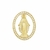 Pingente Nossa Senhora Das Graças Com Zircônia 34Mm