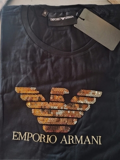 Camiseta Emporio Armani malha Egipicia - comprar online