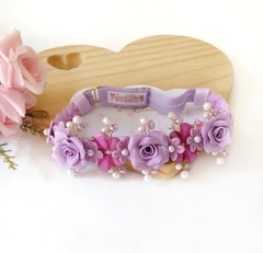 kit Asa de borboleta + faixinha lilás. - comprar online