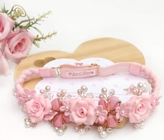 Faixinha Jardim Encantado , com rosas de porcelana fria na internet