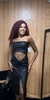 Vestido couro fake