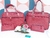 KIT - Bolsa de Mão Maleta + Necessaire - TAMANHO GRANDE - Tilise Bordados