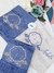 KIT - Jogo de Toalhas - 02 Banho e 01 Rosto - Tilise Bordados