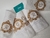 KIT - Jogo de Toalhas - 02 Banho, 02 Rosto e 02 Lavabo - Tilise Bordados