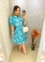 Vestido Paula - ( verde floral )