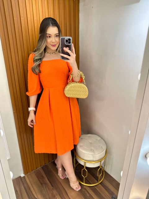 Vestido Zara ( Laranja )