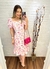 Vestido Mile - Rosinha com Flores e borboletas