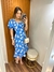 Vestido Tatiane Azul Floral