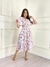 Vestido Taty Branco Floral