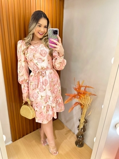 Vestido Stela Rosa Floral