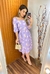 Vestido Zara ( estampado) ( lilás floral )
