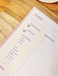 Imagem do Caderno de Receita