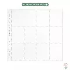 Plástico para PL 30 x 30cm -Juju Scrapbook MODELO 4