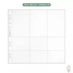 Plástico para PL 30 x 30cm -Juju Scrapbook MODELO 5
