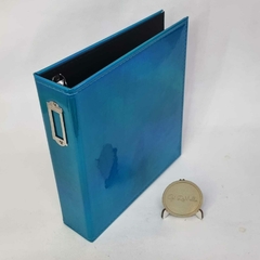 Álbum para fotos tamanho 21 x 23 cm ou tamanho SN@P Azul
