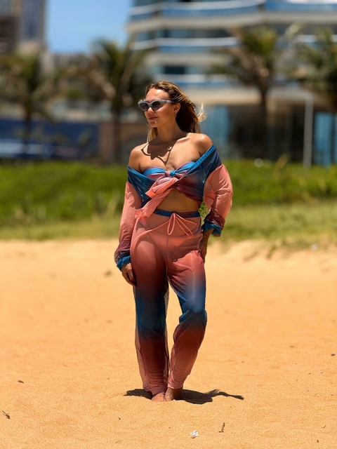 Saída de Praia Ariel - Camisão e calça