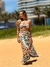 Pareo Bella - Floral Tropical em Tule Leve