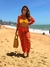 Saída de Praia Débora - Cropped e Saia Midi Drapeada - comprar online