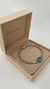 Pulseira Cascavel Oval Cristal Topázio Sky