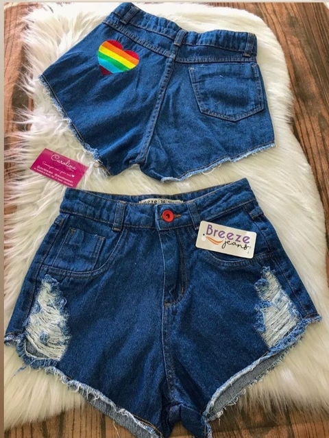 Short Jeans sem lycra