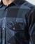 Camisa Lumberjack Flanela Grid Azul - Invictus - Caveiras Tactical