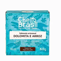 SABONETE FACIAL DOLOMITA E ARROZ - 60G