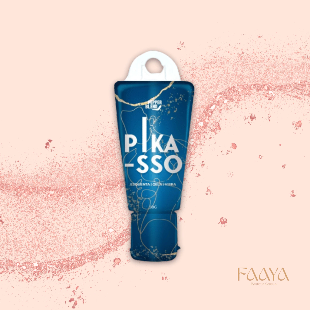 Gel Comestível Pikasso Esquenta, Esfria e Vibra 18g – Pepper Blend