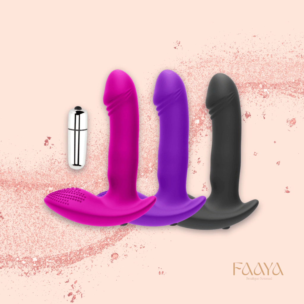 Vibrador Penetrável com Bullet – Textura Clitoriana e Estímulo Interno