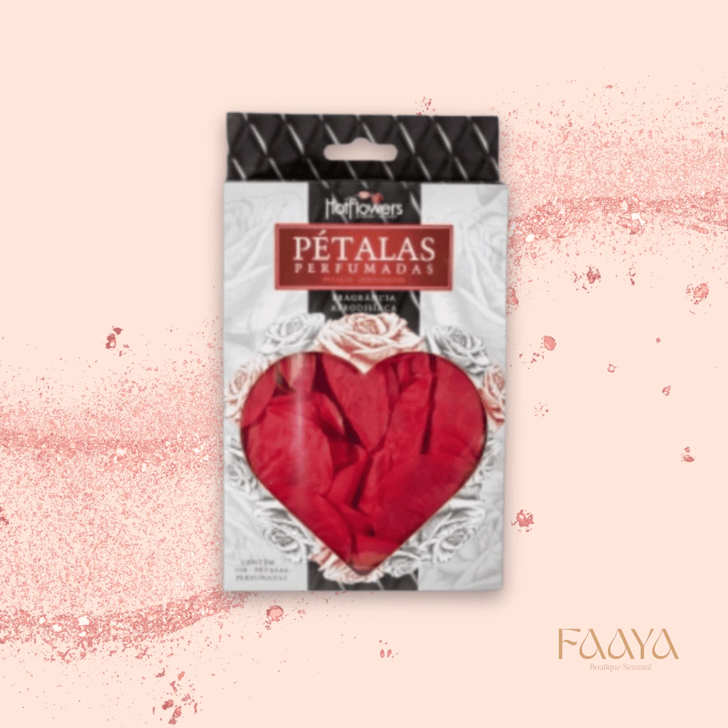 Pétalas de Rosas Vermelhas Com 100 Pétalas - Hot Flowers