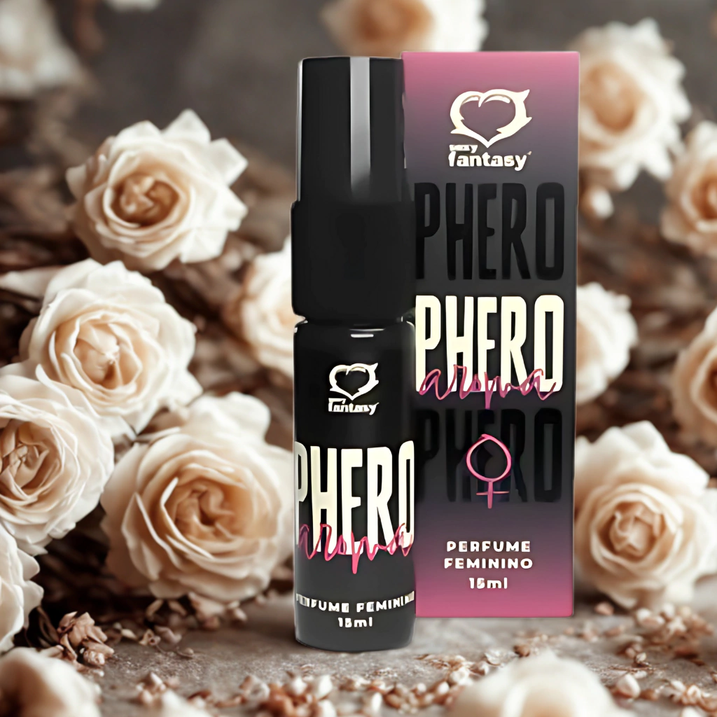 Perfume com Feromônio Phero Aroma Feminino Sexy Fantasy 15ml