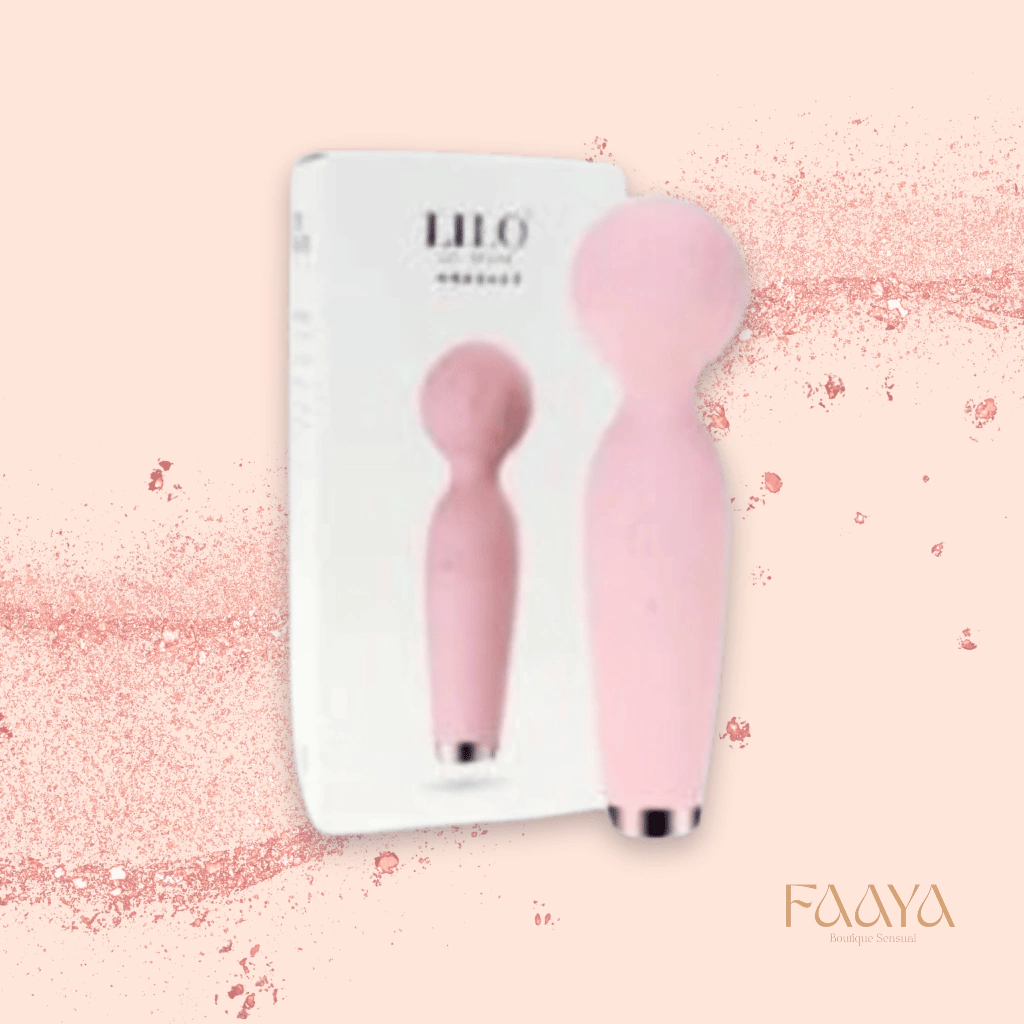 Massageador Varinha Mágica Sorvetinho Recarregável – Rosa