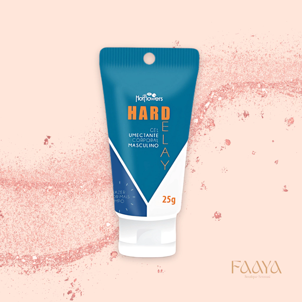 Gel Hardelay Retardante 25g | Ereção Duradoura Hot Flowers