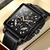 Relógio Masculino Quadrado Olevs Luxury Original