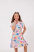 Vestido Monica - Fundo branco - BLIM BLOM