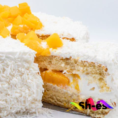 Pastel Coco Mango en internet