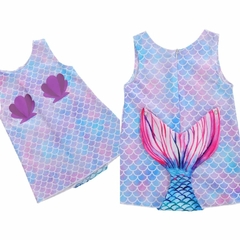 Vestido sirenita con cola - comprar en línea