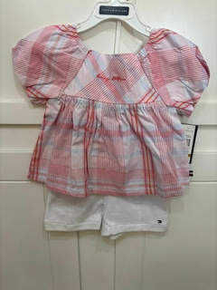 Conjunto tommy short blanco