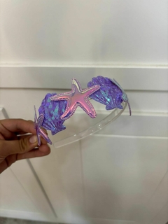 Diadema estrella y concha