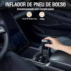 Bomba De Ar Recarregável Portatil, Inflator Pneu Sem Fiode de Alta Precisão - comprar online