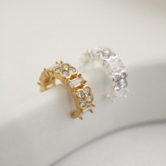 Piercing Fake Trevo Dourado