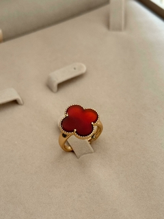 Anel inspiração vermelho regulagem