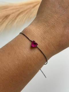 Pulseira em ródio negro