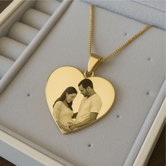 Colar de fotogravação 2,5 cm laserblack