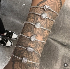 Pulseira para berloques em prata 925