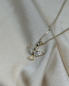 Corrente com mini divino Espírito Santo