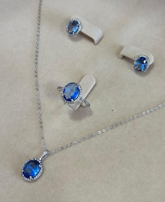 Conjunto em prata 925