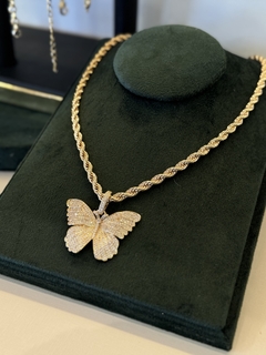Cordão borboleta cravejada - comprar online