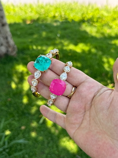 braceletes com pedras 