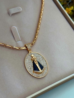 Cordão nossa senhora oval