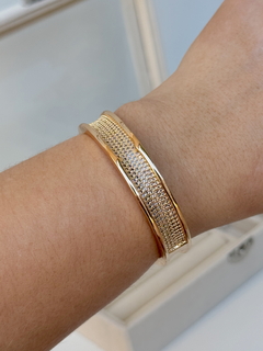 Bracelete cravejado luxo - comprar online